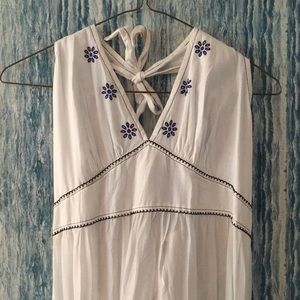 Embroidered Maxi Dress